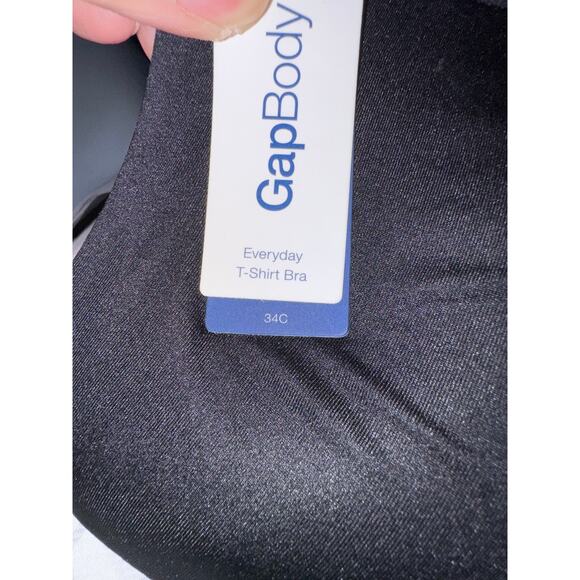 Brand New Gap Body Women's Size 34C Everyday T-Shirt Bra Black - Picture 2 of 5
